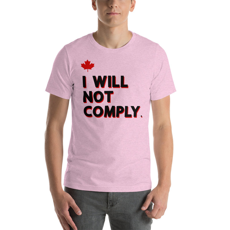 Load image into Gallery viewer, I Will Not Comply Maple Leaf-Unisex T-Shirt