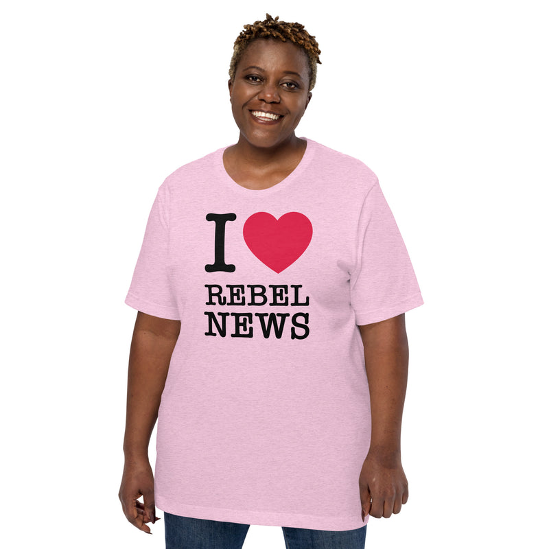 Load image into Gallery viewer, I Heart Rebel News- Unisex T-Shirt