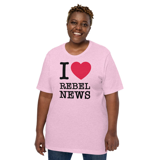 I Heart Rebel News- Unisex T-Shirt