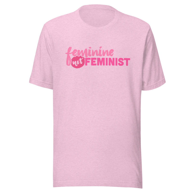 Load image into Gallery viewer, Feminine Not Feminist- Unisex T-Shirt