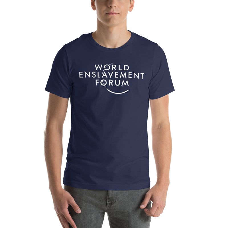 Load image into Gallery viewer, World Enslavement Forum- Unisex T-Shirt