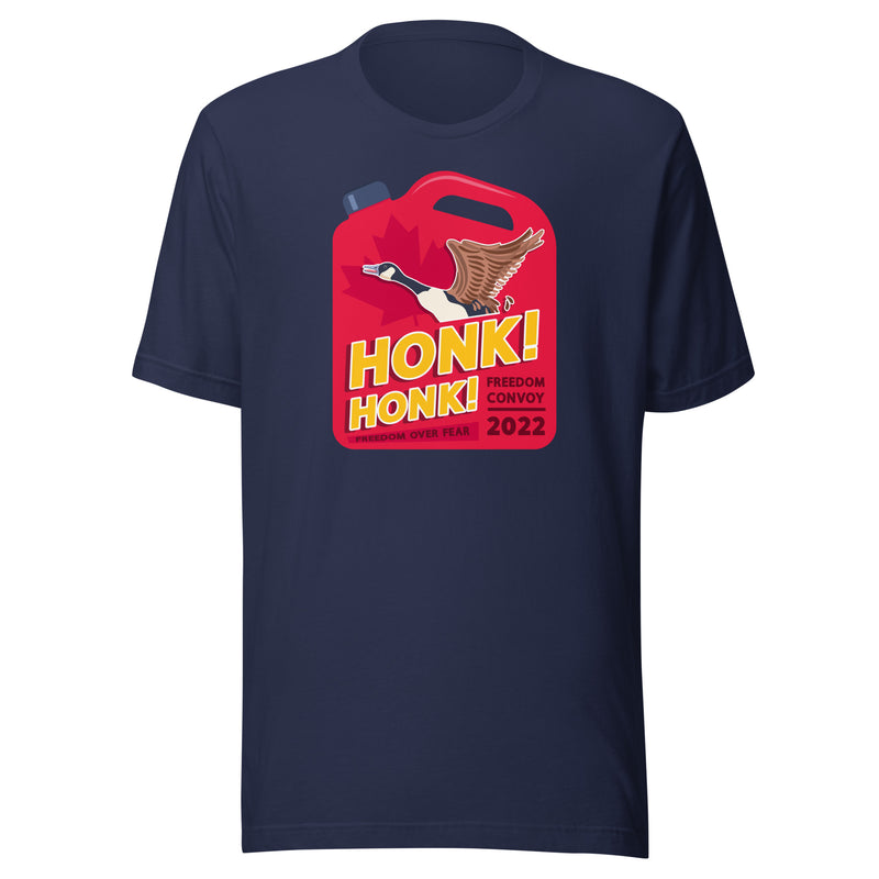 Load image into Gallery viewer, Honk! Honk! Jerrycan Goose- Unisex T-Shirt
