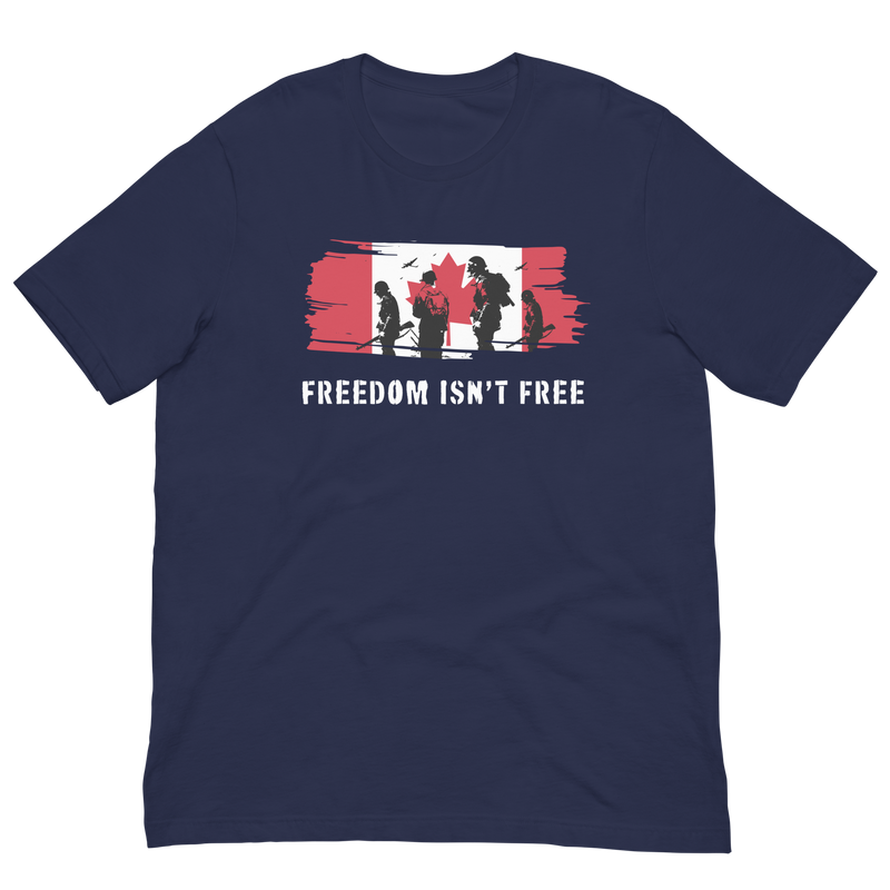 Load image into Gallery viewer, Freedom Isn't Free Canada Unisex T-Shirt
