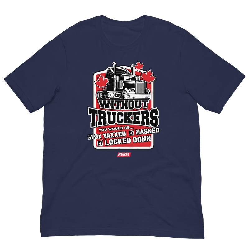 Load image into Gallery viewer, Without Truckers Unisex T-Shirt