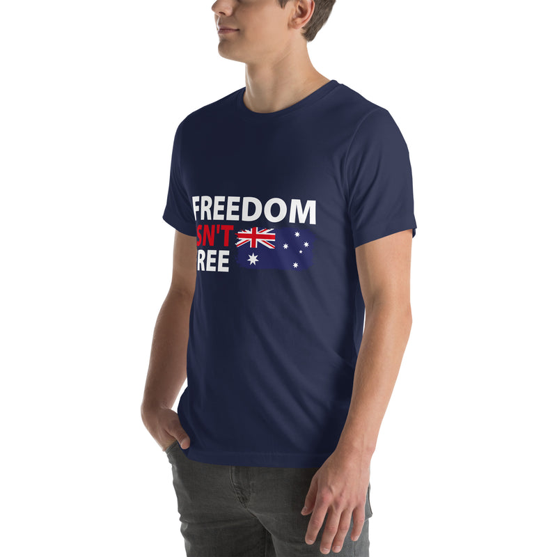 Load image into Gallery viewer, Freedom Isn't Free Flag Unisex T-Shirt (Australia)