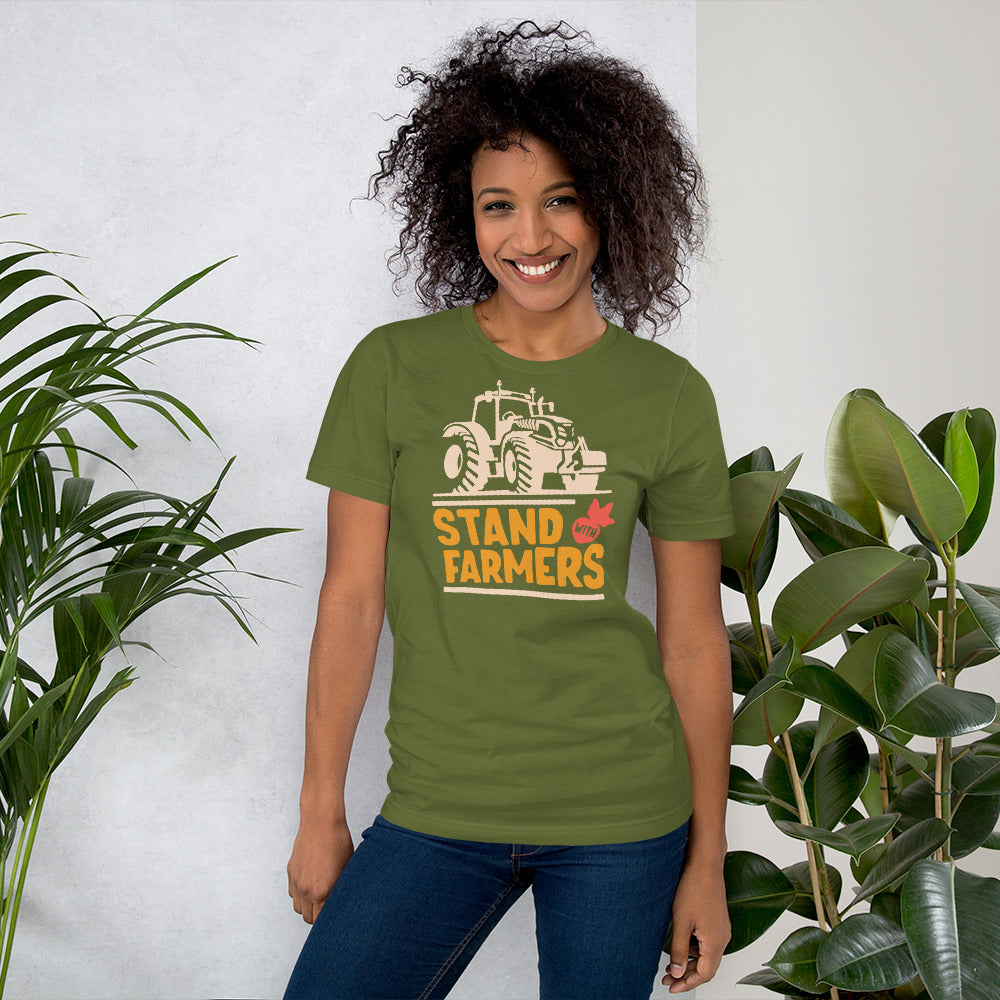 Stand with Farmers-Unisex T-Shirt