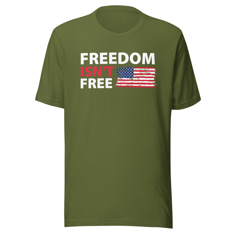 Load image into Gallery viewer, Freedom Isn't Free American Flag- Unisex T-Shirt