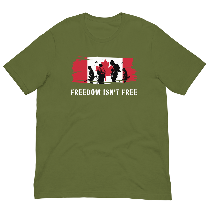 Load image into Gallery viewer, Freedom Isn't Free Canada Unisex T-Shirt