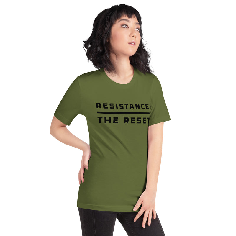 Load image into Gallery viewer, Resistance Over The Reset- Unisex T-Shirt