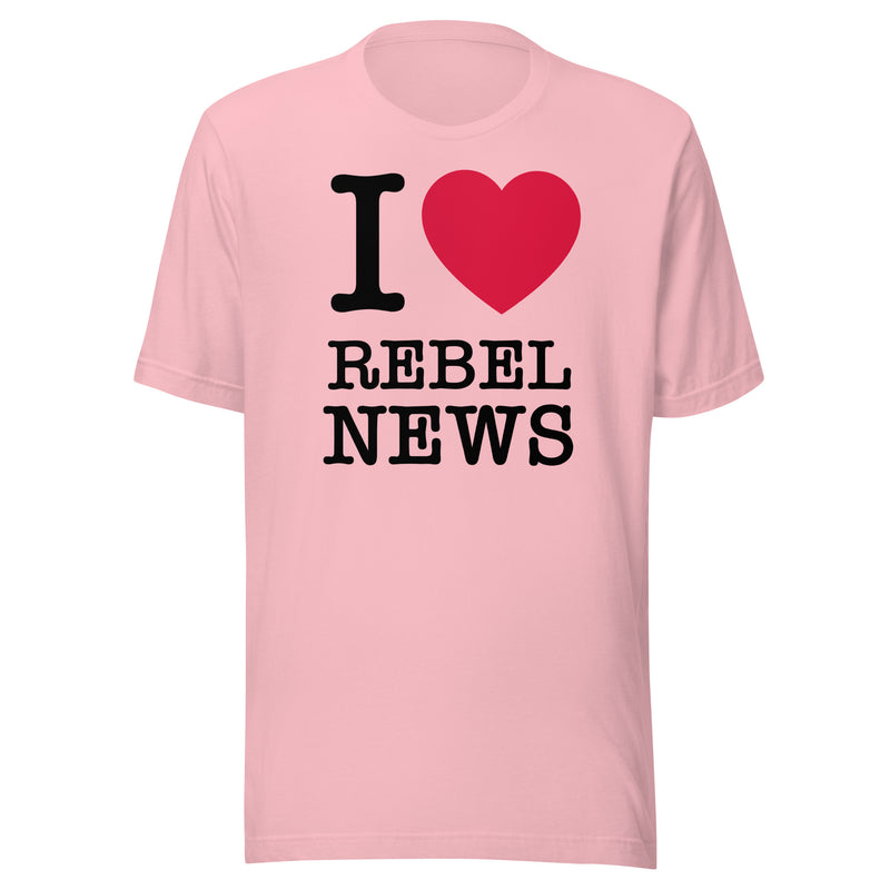 Load image into Gallery viewer, I Heart Rebel News- Unisex T-Shirt