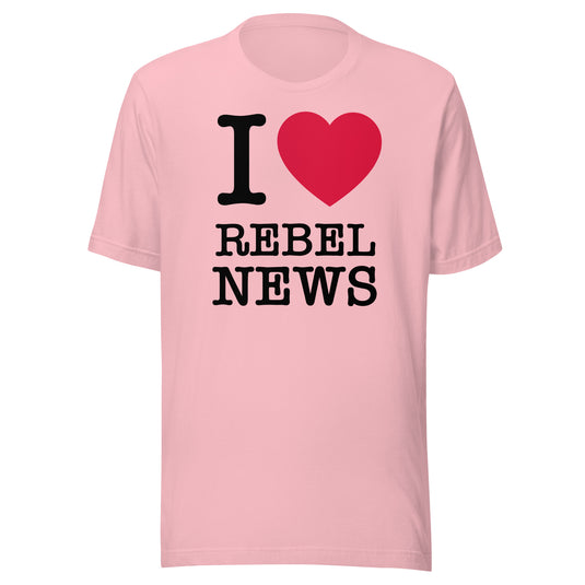 I Heart Rebel News- Unisex T-Shirt