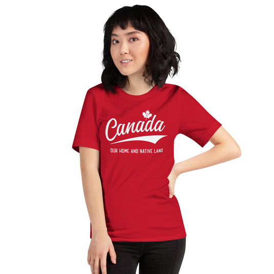 Canada Home and Native Land Unisex T-Shirt