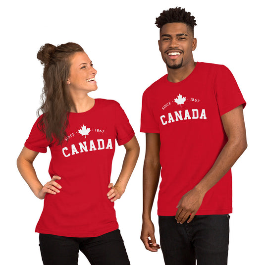 Limited Edition Canada Varsity-Unisex T-Shirt
