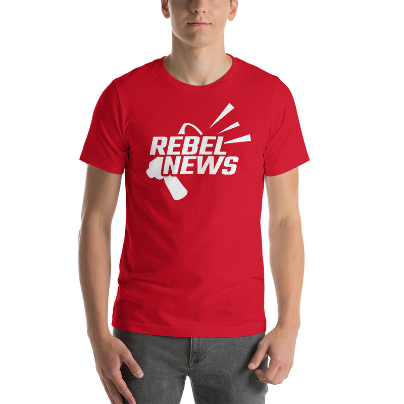 Load image into Gallery viewer, Rebel Bullhorn Logo Unisex T-Shirt