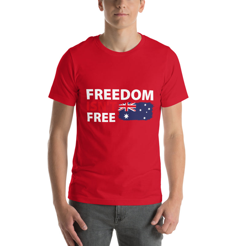 Load image into Gallery viewer, Freedom Isn't Free Flag Unisex T-Shirt (Australia)
