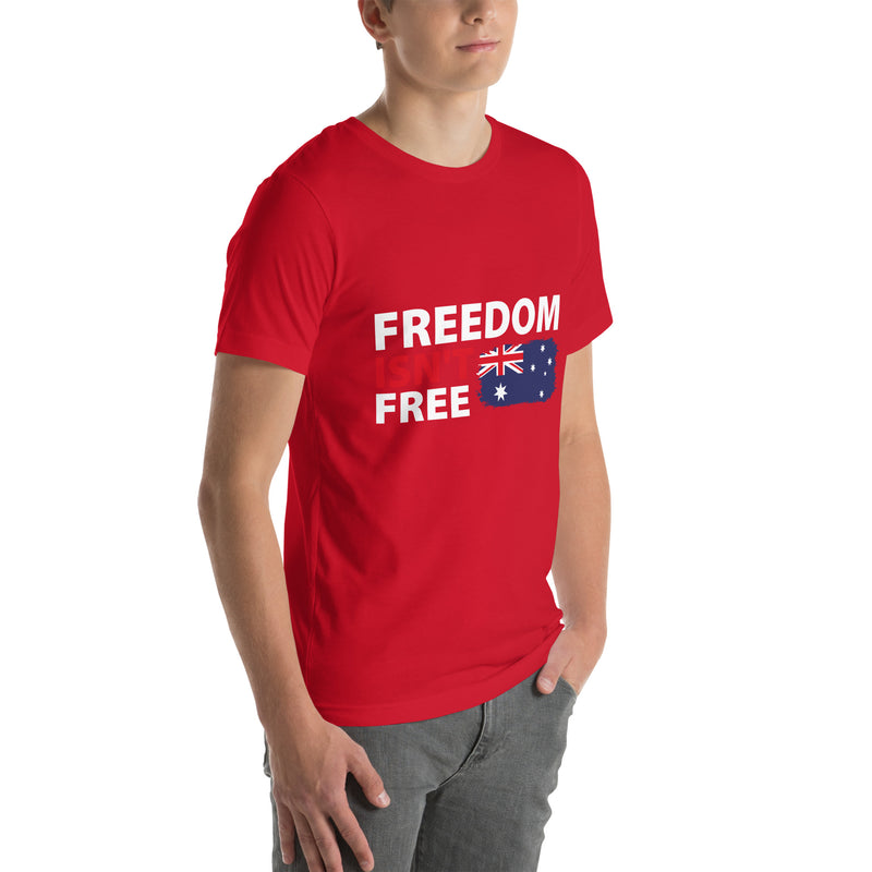 Load image into Gallery viewer, Freedom Isn't Free Flag Unisex T-Shirt (Australia)