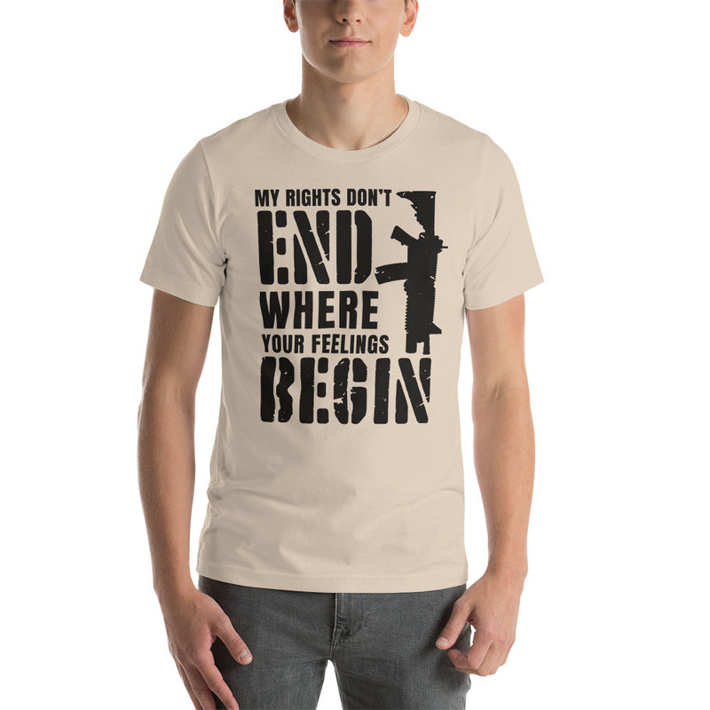 Load image into Gallery viewer, My Rights Don't End Where Your Feelings Begin-Unisex T-Shirt