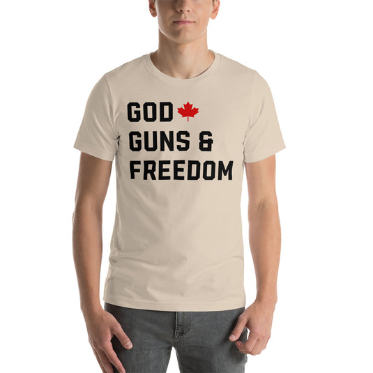 God, Guns & Freedom Canada- Unisex T-Shirt