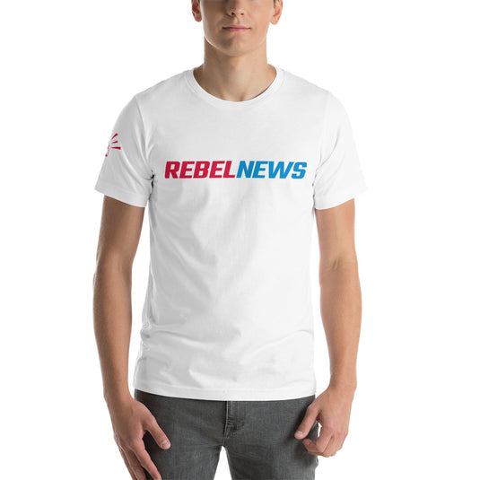 Rebel News Typography Logo- Unisex T-Shirt