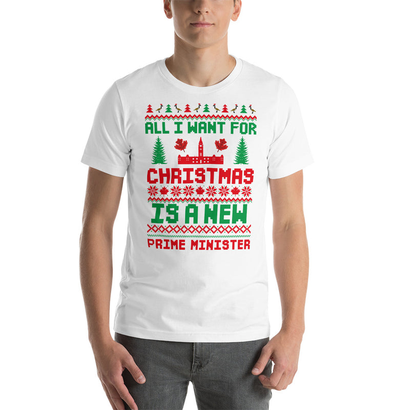 Load image into Gallery viewer, All I Want For Christmas Is A New Prime Minister- Unisex T-Shirt