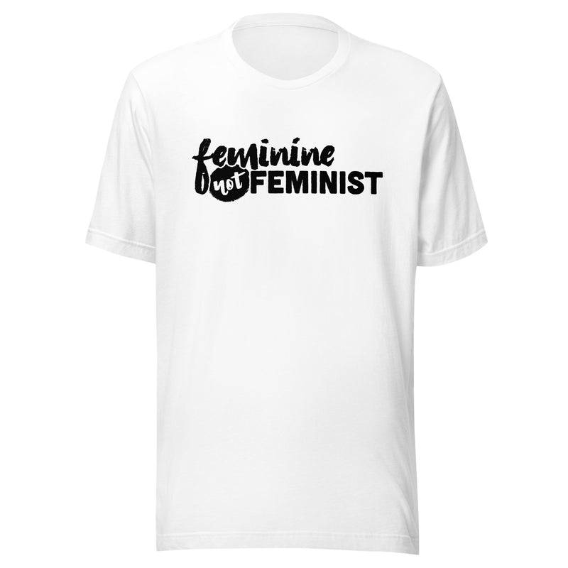 Load image into Gallery viewer, Feminine Not Feminist- Unisex T-Shirt