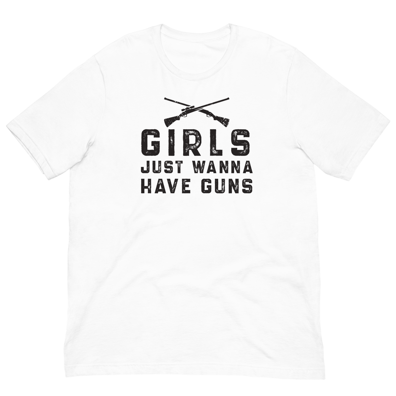 Load image into Gallery viewer, Girls Just Wanna Have Guns- Unisex T-Shirt