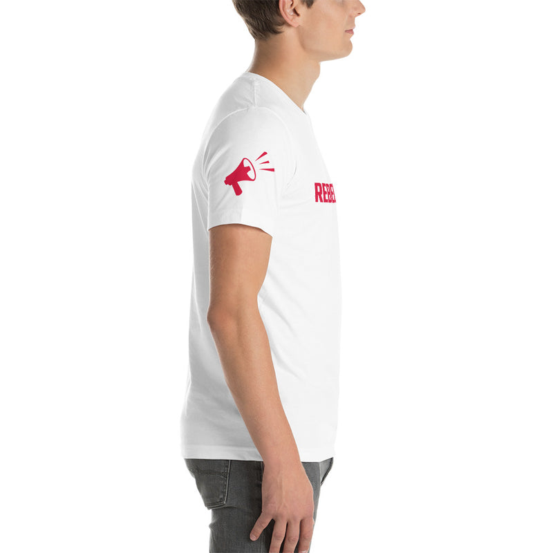 Load image into Gallery viewer, Rebel News Typography Logo- Unisex T-Shirt