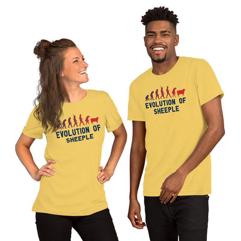Load image into Gallery viewer, Evolution of Sheeple-Unisex T-Shirt