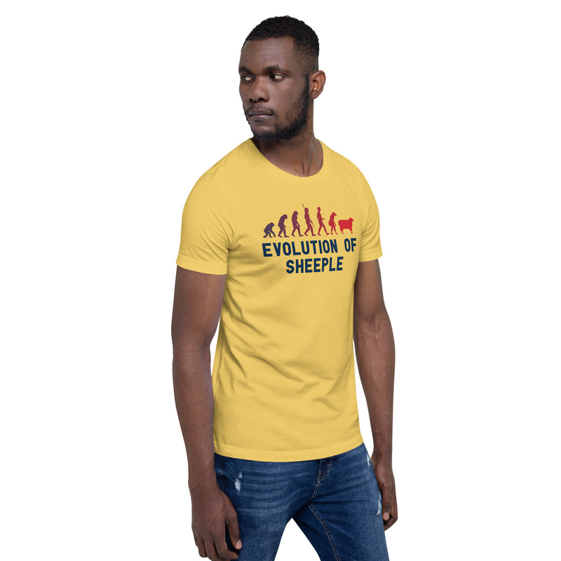 Load image into Gallery viewer, Evolution of Sheeple-Unisex T-Shirt