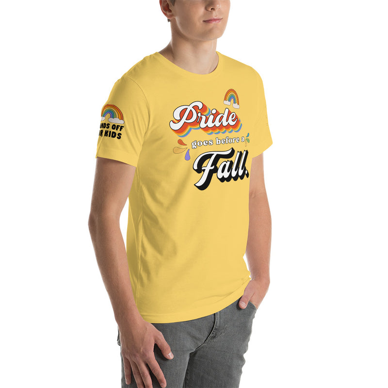 Load image into Gallery viewer, Limited Edition Pride Goes Before a Fall- Unisex T-Shirt