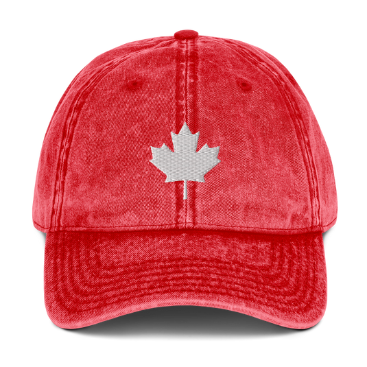 Maple Leaf Vintage Baseball Cap