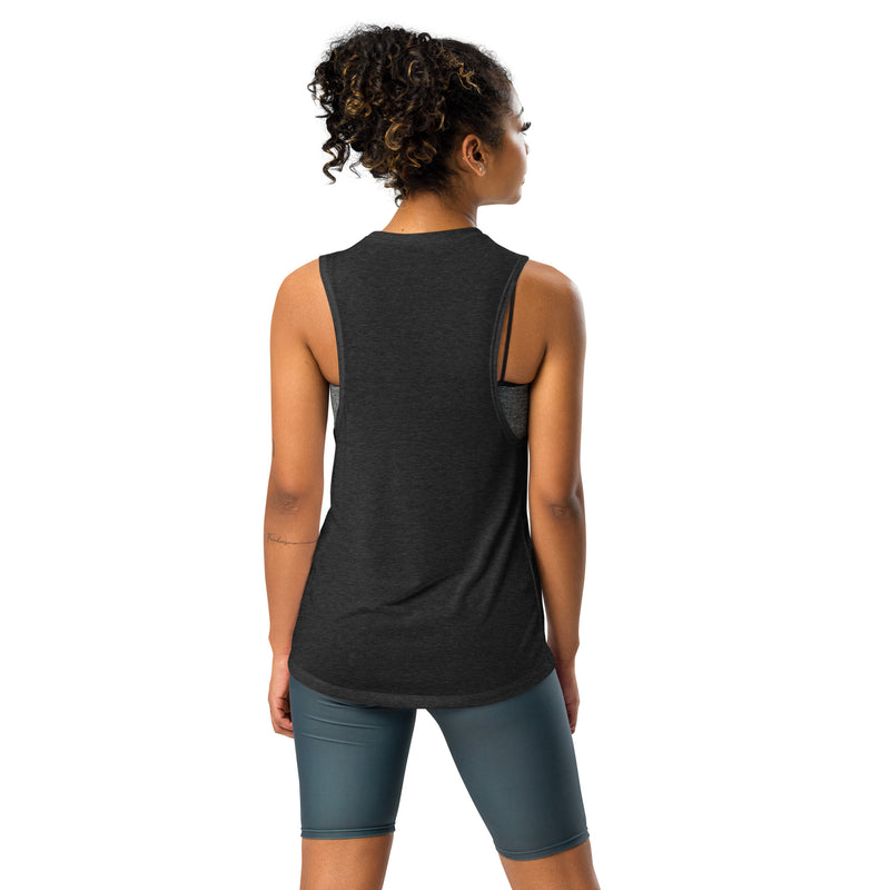 Load image into Gallery viewer, Rebel News Horn Logo Women's Muscle Tank