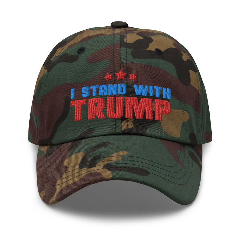 Load image into Gallery viewer, I Stand With Trump Baseball Cap