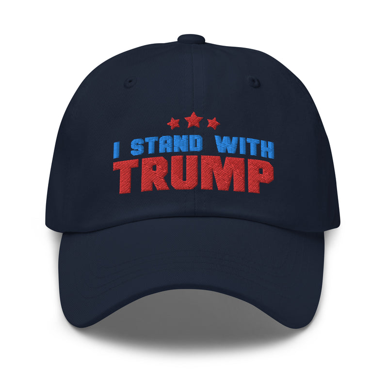 Load image into Gallery viewer, I Stand With Trump Baseball Cap