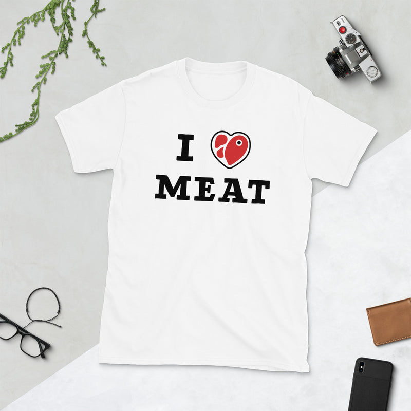 Load image into Gallery viewer, I Love Meat Unisex T-Shirt