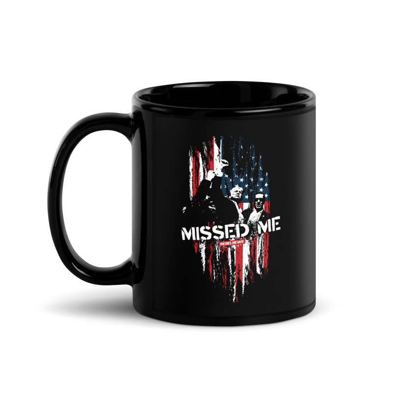 Load image into Gallery viewer, Missed Me Black Glossy Mug
