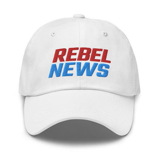 Rebel News Stacked Logo- Baseball Hat