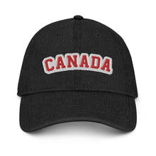Load image into Gallery viewer, Canada Varsity Denim Hat
