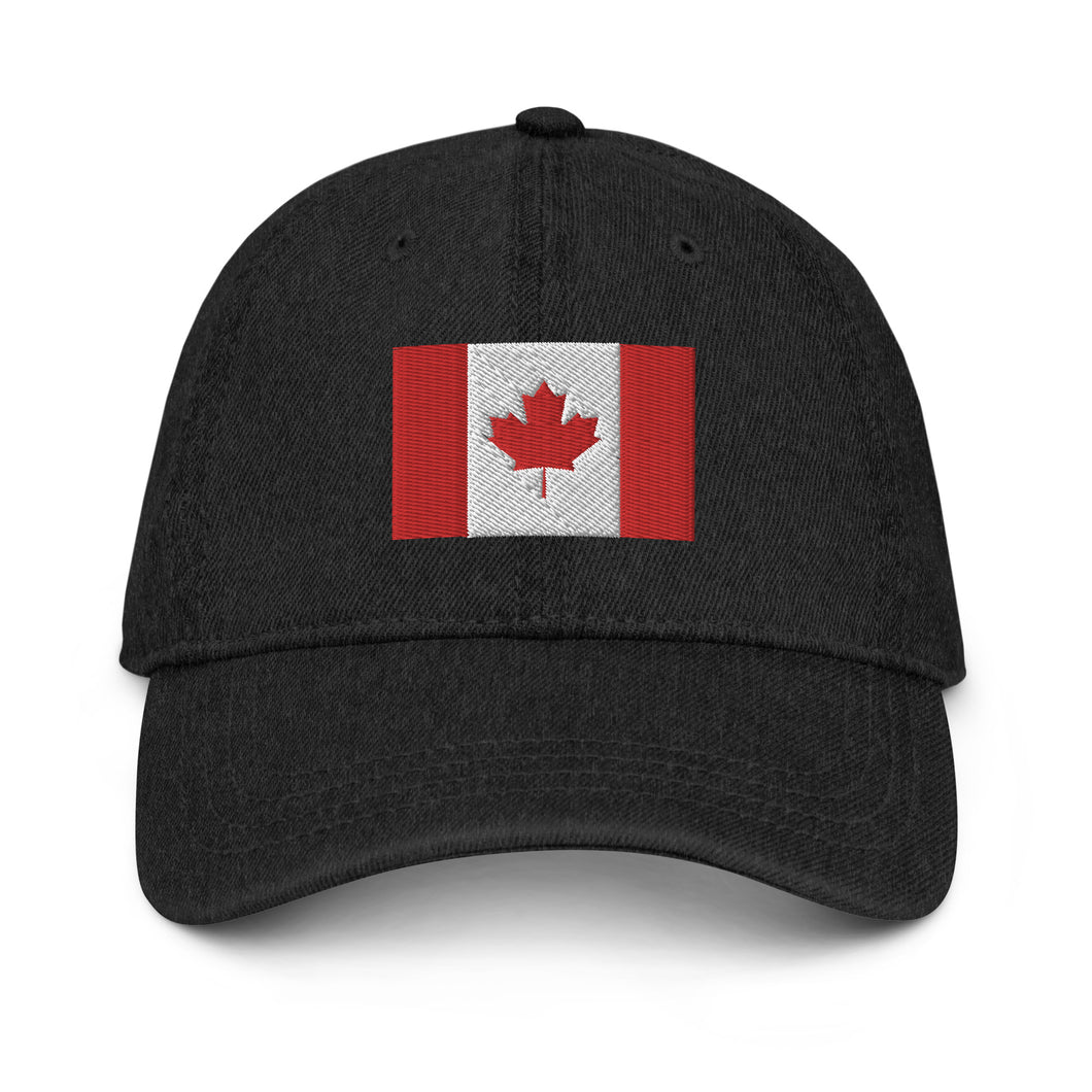 Canada Flag- Denim Hat