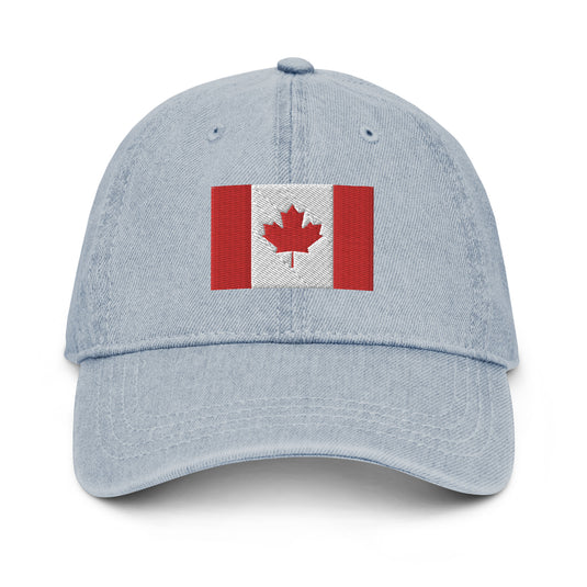 Canada Flag- Denim Hat