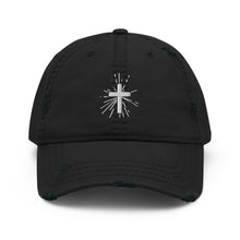Load image into Gallery viewer, Brilliant Cross - Distressed Baseball Cap
