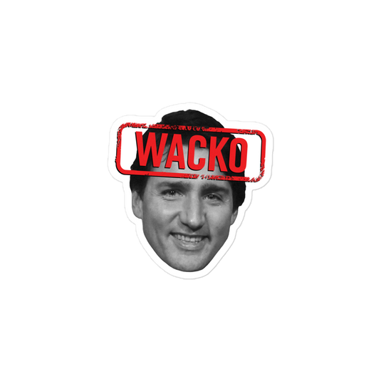 Wacko Trudeau Sticker