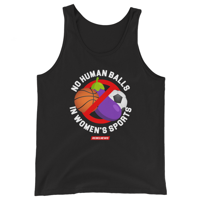 Load image into Gallery viewer, No Human Balls! Men&#39;s Tank Top
