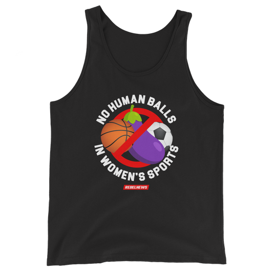 No Human Balls! Men's Tank Top