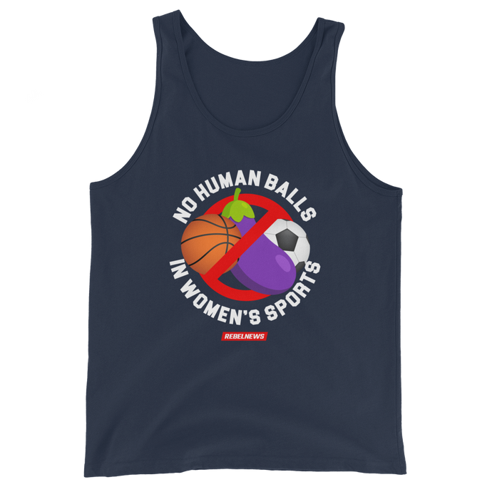 No Human Balls! Men's Tank Top