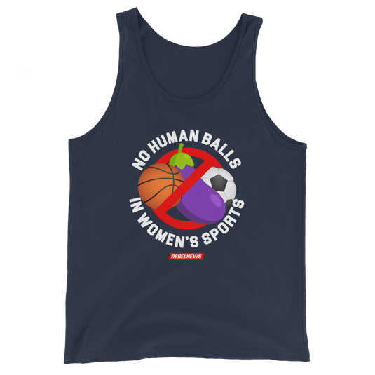 No Human Balls! Men's Tank Top