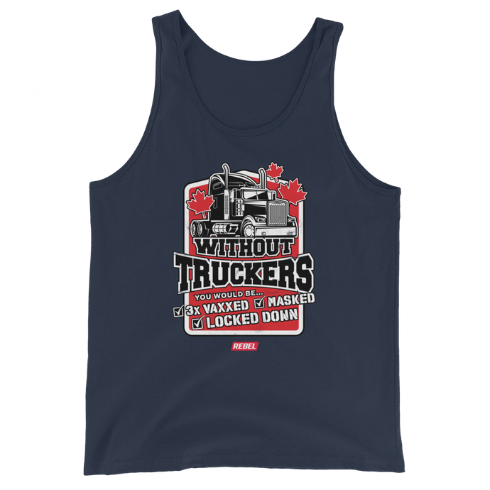 Without Truckers Men's Tank Top