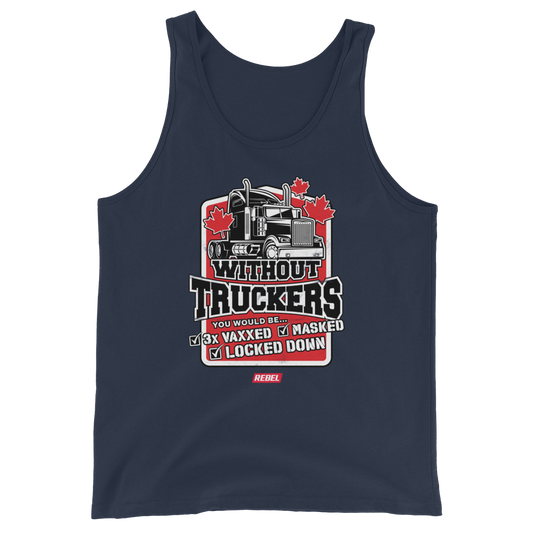 Without Truckers Men's Tank Top