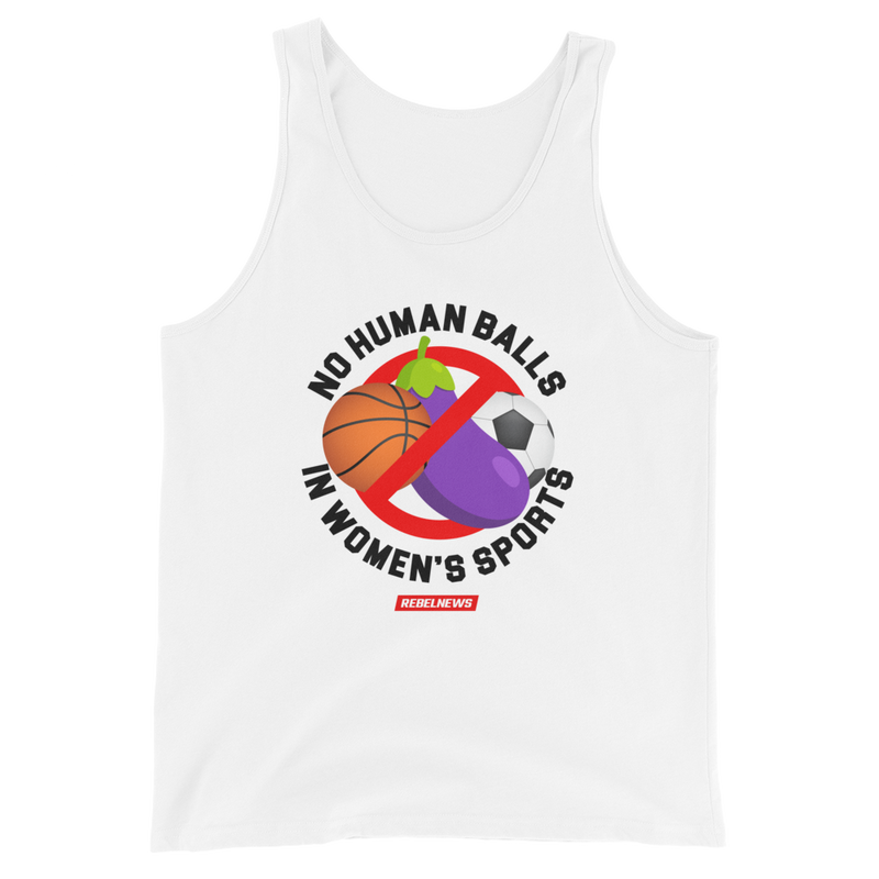 Load image into Gallery viewer, No Human Balls! Men&#39;s Tank Top
