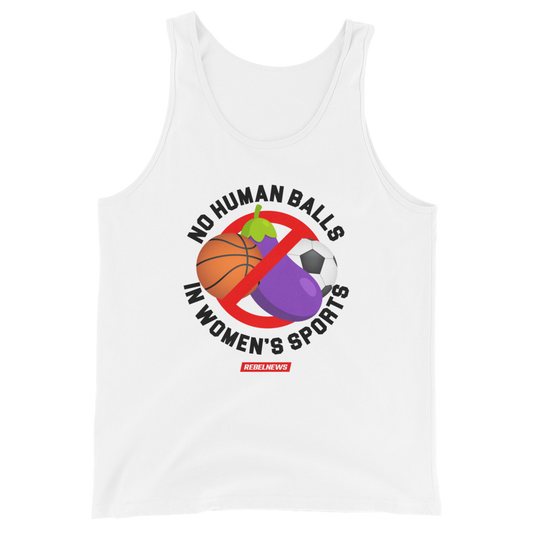 No Human Balls! Men's Tank Top